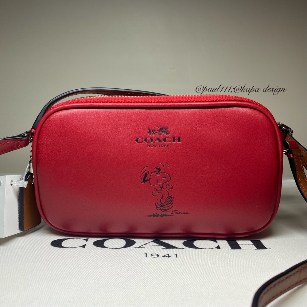 Coach Snoopy Happy Dance Bag Purse F65195